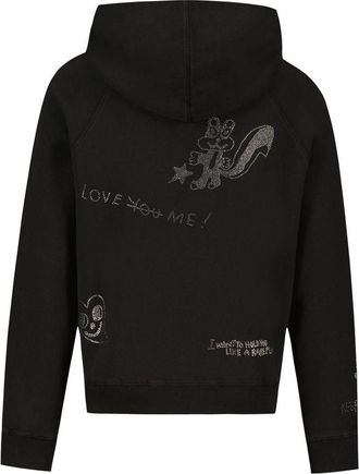 Zadig&Voltaire Womens Georgy Mo Chin Hoodie - Zadig & Voltaire Cotton Black Ready-To-Wear Hoodies