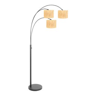 Steinhauer L&aacute;mpara De Pie - Sparkled Light - Negro - Hierba - Steinhauer
