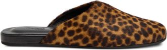 Ancient Greek Sandals leopard-print mules - women - Calf Hair/Calf Leather/Rubber - 37 - Brown