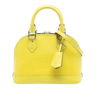 Louis Vuitton Pre-owned Mini Bags, female, Yellow, Size: ONE SIZE Pre-owned Alma BB