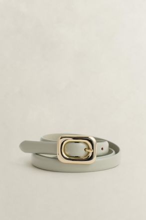 GANT Women Rounded Buckle Leather Belt (100/40) COUNTRY BEIGE
