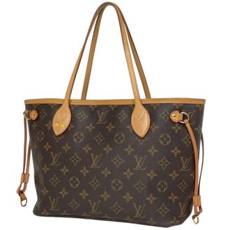 Louis Vuitton Monogram Beige Brown Monogram Tote Bag (Pre-Owned)