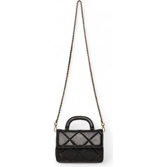 Walter Baker Genevieve Mini Top Handle Handbag in Black at Nordstrom