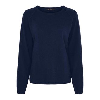 BTF-CPH Btfcph - Cashmere Pullover 50068 - Dames - Truien - Blauw - Maat: L Kasjmier