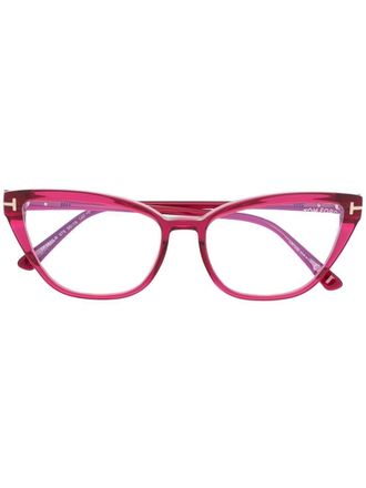 Tom Ford Eyewear Occhiali cat-eye - Rosa