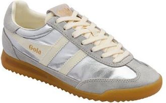 Gola Firefly Sneaker in Silver/off White at Nordstrom, Size 9.5