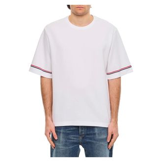 Thom Browne Heren, Tops, Wit, Maat: XL Katoen