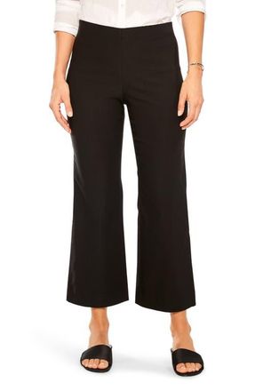 Nic+Zoe Wonderstretch Wide Leg Pants in Black Onyx at Nordstrom, Size 14