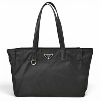 Prada Black Nero Nylon Tote Bag (Pre-Owned)