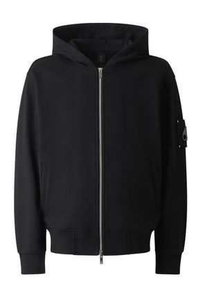 Moose Knuckles HARTSFIELD ZIP HOODED TOP Size: XXL, colour: BLACK