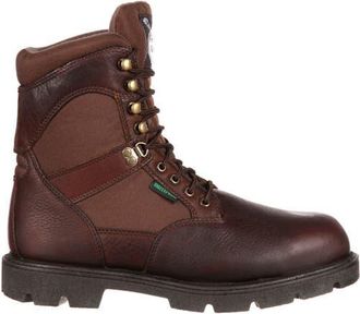 Georgia Boot Homeland Waterproof 600G Insulated Work Boot in Brown at Nordstrom, Size 11.5