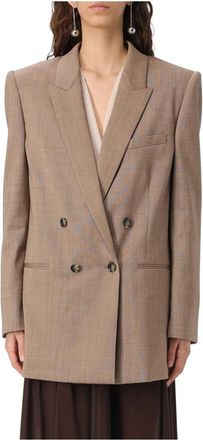 Philosophy di Lorenzo Serafini Wollen Tailored Blazer - Dames - Blazers - Bruin - S - Wol - Jassen