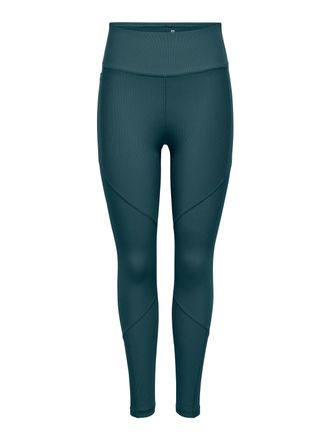 Only Play Trainingstights ONLY PLAY ONPJANA HW TRAIN TIGHTS - NOOS, Damen, Gr. XL, N-Gr, mediterranea, Jersey, Obermaterial: 75% Nylon, 25% Elasthan, unifarben,