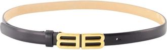Balenciaga Bolero Bb Belt 18 - Dames - Riemen - Zwart - 95 CM - Leer - Accessoires