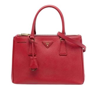 Prada Pre-owned Handbags, female, Red, Size: ONE SIZE Pre-owned The Galleria