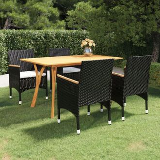 vidaXL Furniture Limited - Juego De Comedor Para Jard&iacute;n De 5 Piezas