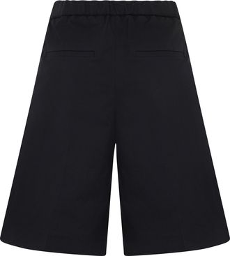 Celine Mens Shorts Linen-Cotton Black