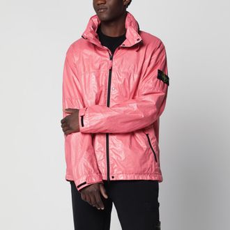 Stone Island Geranium glossy nylon jacket
