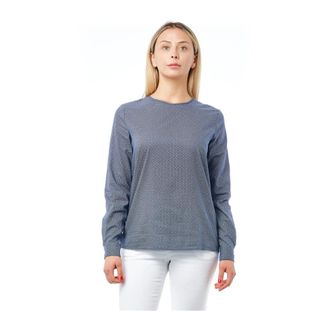 Bagutta Blouse met Geometrische Print en Knoopsluiting - Dames - Blouses - Blauw - L - Overhemden