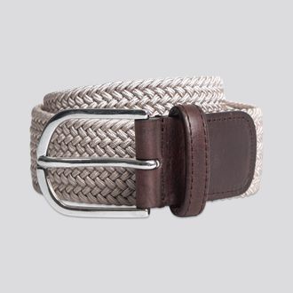 Ermenegildo Zegna Men's Braided Leather hotsell Weave Belt