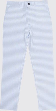 Tartine Et Chocolat Pantaloni chino slim fit da bambino a righe in cotone
