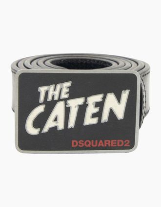 Dsquared2 Mens Dsquared2 The Caten Buckle Belt Black - Size: 105