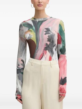 Stine Goya long-sleeve top - women - Recycled Polyester/Elastane - XL/XXL - Pink