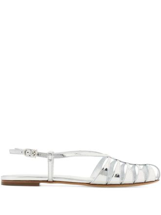 Ferragamo caged sandals - Silver