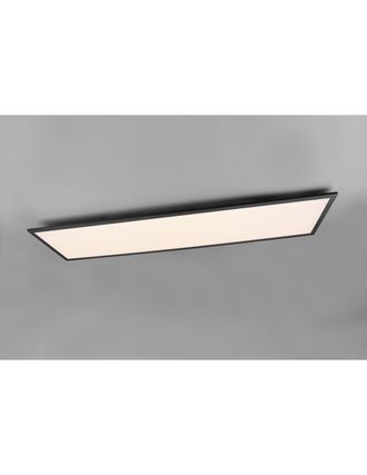 Reality Plaf&oacute;n Rectangular Moderno Led Dimmer 34w Alpha Black Trio Lighting