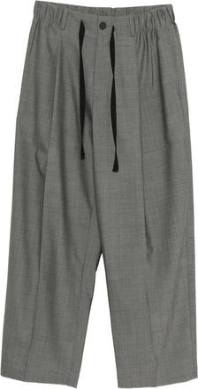 STUDIO NICHOLSON Noam Drawstring Cropped Trousers