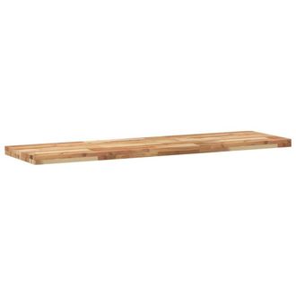 Berkfield Home Compact Floating Shelf 160x40x4 cm Oil Finished Solid Wood Acacia in Brown | Size: 160 x 40 x 4 cm