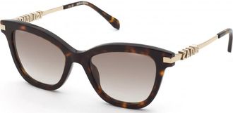 Zadig&Voltaire Womens SZV451 52 0909 Sunglasses - Brown - One Size