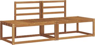 vidaXL Conjunto De Sof&aacute;s De Exterior 2 Uds. Natural Vidaxl