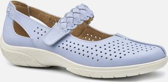 Hotter Womens Quake II Womens Wide Mary Jane Shoes - Blue - Size: 5.5