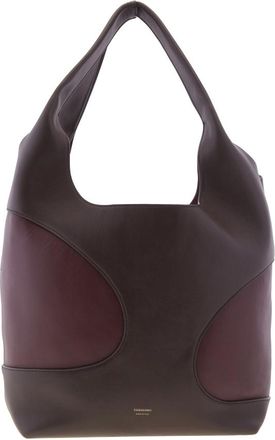 Ferragamo Cut-Out Detailing Hobo Bag in Testa Di Moro