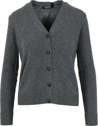 Max Mara Cardigan Apollo - Dames - Vesten - Grijs - M - Wol - Truien & Vesten