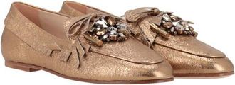 Tod's Womens Gold Loafer, Size 7
