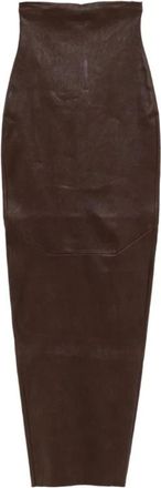 Rick Owens Maxi Rok - Dames - Maxi Rokken - Grijs - M - Rokken