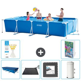 Intex Piscina Con Estructura Rectangular - 450x220x84 Cm - 7-piezas S53