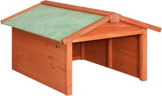 vidaXL Caseta De Cortac&eacute;sped Rob&oacute;tico Madera Maciza Abeto 72x87x50 Cm Vidaxl