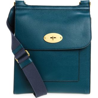 Mulberry Antony Leather Crossbody Bag in Out Of The Blue at Nordstrom