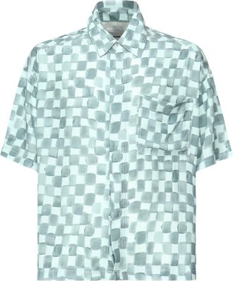 BONSAI Watercolor Cropped Shirt