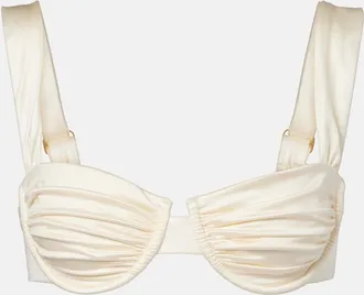 Montce Swim Top de bikini Bella fruncido