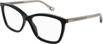 Chlo&eacute; Brillenmonturen - Dames - Brillen - Zwart - 55 MM - Accessoires