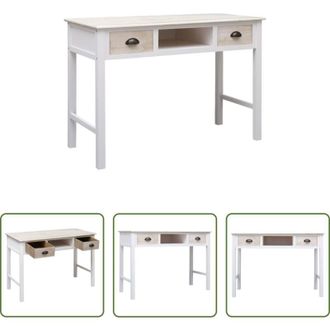 vidaXL Tavolo da soggiorno - Tavolo Consolle 110x45x76 cm in Legno