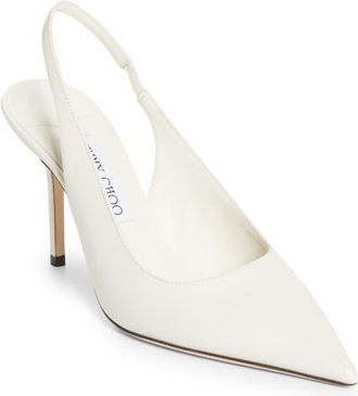 Jimmy Choo London Love Pointed Toe Slingback Pump in Latte at Nordstrom, Size 10.5Us