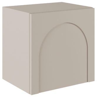 Selsey Selsey Arkadia - Comodino E Intaglio Ad Arco, Grigio Cachemire, 50 Cm