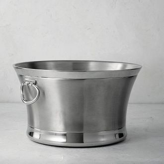 Frontgate Optima Beverage Tub - Hammered Stainless Steel, Hammered Stainless Steel 21 - Frontgate