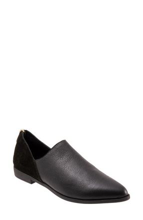 Bueno Beau Pointed Toe Loafer in Black at Nordstrom, Size 7.5-8Us
