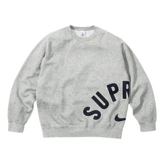 SUPREME x Nike Arc Crewneck Grey Black DM1776-050
